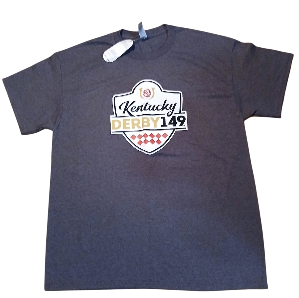 Kentucky Derby 149 Men's Size Large Gray T-Shirt